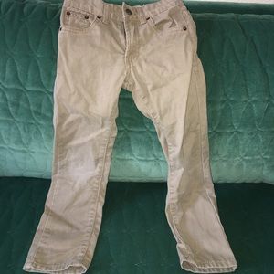 Lucky brand khaki colored jeans
